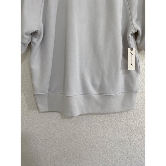 Agolde X Anthro The Round Box Sweatshirt Lavender Gray Women’s Small Athleisure - Picture 14 of 16